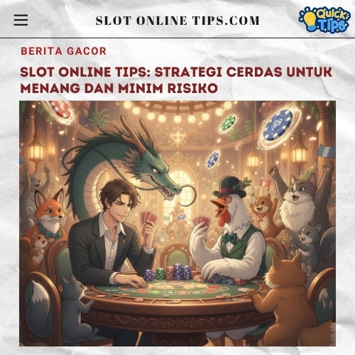 Slot Online Tips: Strategi Cerdas untuk Menang dan Minim Risiko